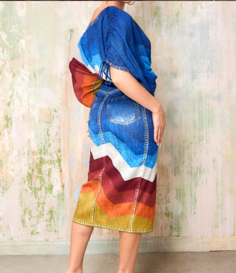 Two Piece Printed Skirt Set