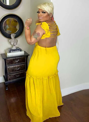 Yellow Maxi Sundress