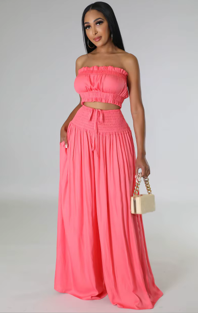 Crop Top Two Piece Set