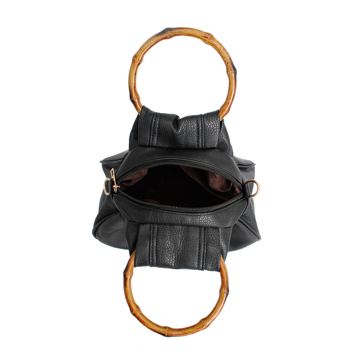 Black Bamboo Ring Bag